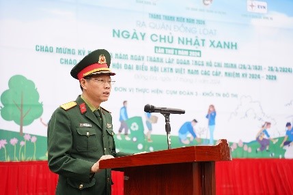 Trung tá Kiều Xuân Tưởng - Chính trị viên Ban chỉ huy Quân sự Quận Đống Đa